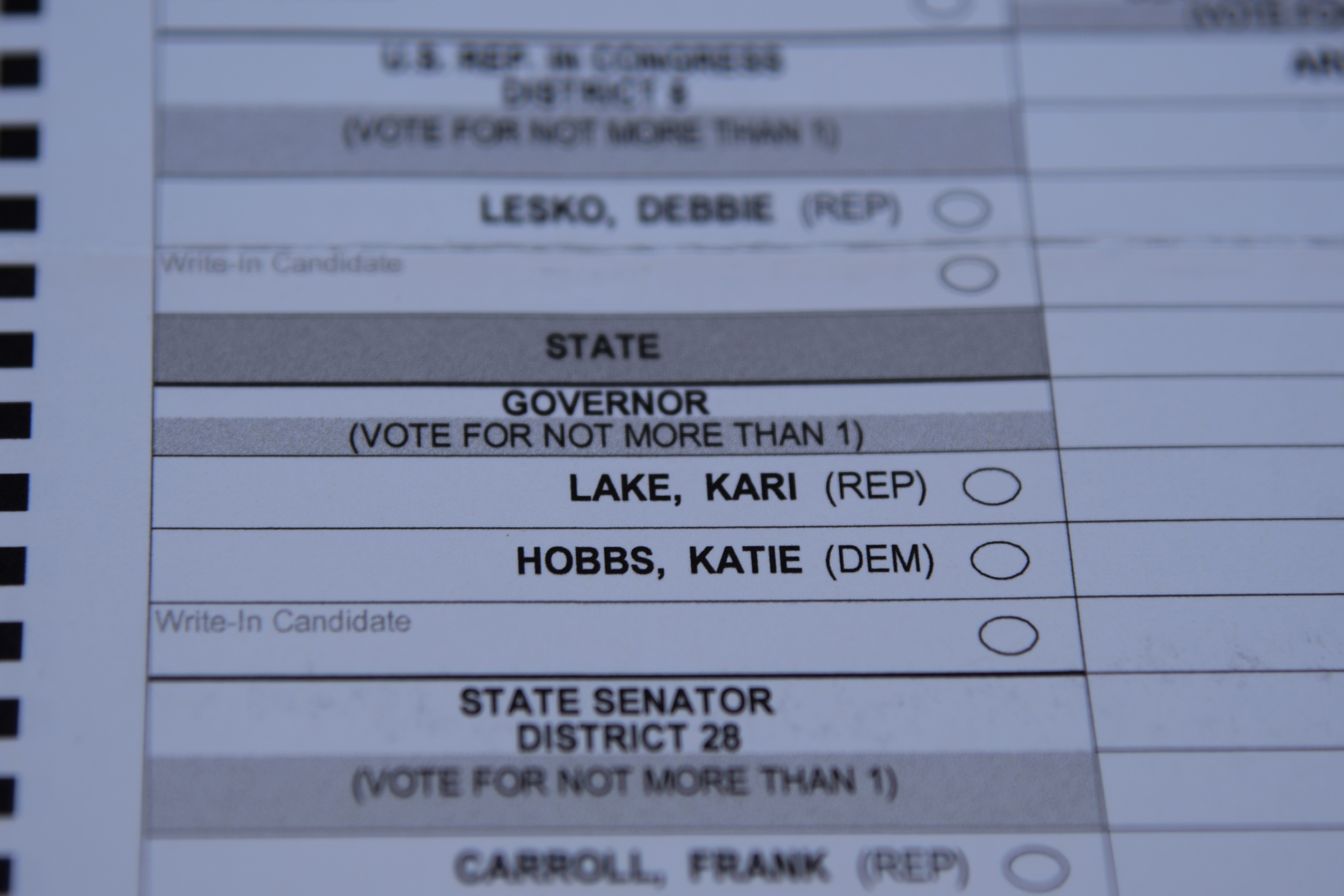 arizona governor katie hobbs radical democrat veto voting rights election integrity security voter id corruption open borders progressive extremist
